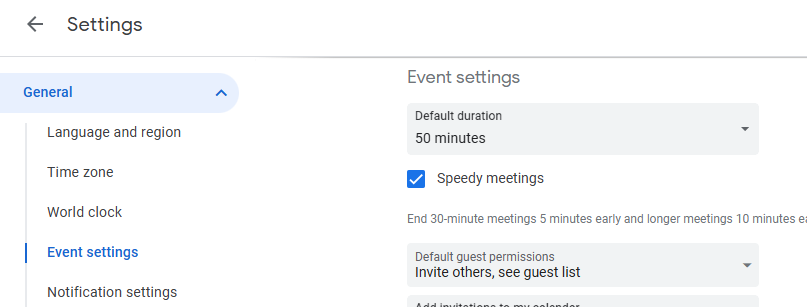 Enable Speedy Meetings